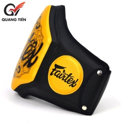 Đích Bụng Fairtex Microfiber Belly Pad cao cấp chính hãng ( đen vàng )