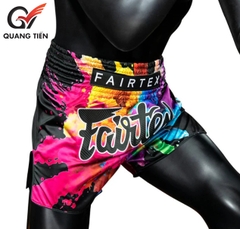 Quần Fairtex Muay Thai Shorts - BS1940 Black Funky Soul