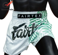 Quần Fairtex Muay Thai Shorts - BS1923 Racer White