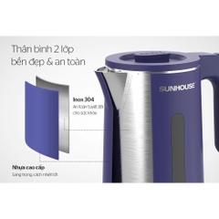 Ấm siêu tốc inox 2 lớp 1.8L Sunhouse SHD1355