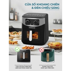 Nồi chiên không dầu 10.5L Sunhouse SHD4038