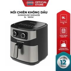 Nồi chiên không dầu 9L Sunhouse SHD4035