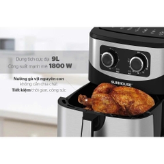 Nồi chiên không dầu 9L Sunhouse SHD4035