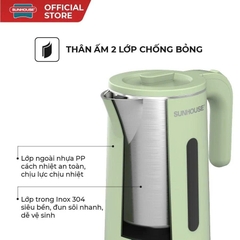 Ấm siêu tốc Inox 2 lớp 1.8L Sunhouse SHD1353