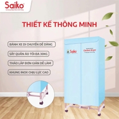 Tủ sấy quần áo saiko cd 1900 Cao cấp chính hãng