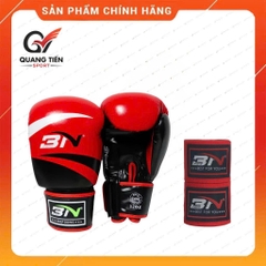 Combo Găng + băng quấn võ thuật đồng màu BN Fight có nhiều màu và size chọn lựa