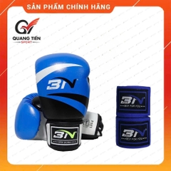 Combo Găng + băng quấn võ thuật đồng màu BN Fight có nhiều màu và size chọn lựa