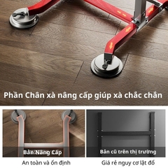 Khung Xà Đơn Đa Năng – Chịu Tải 150Kg – Thép Hộp 4x4cm Dày 1.2mm – Điều Chỉnh Cao 155–216cm