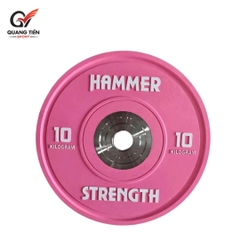 Tạ bánh cao su lõi thép nhỏ Hammer Strength cao cấp lỗ 50 nhập khẩu (Set 5 - 25kg)