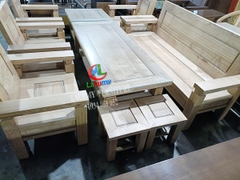 SOFA NHẬT (CAO) 7 MÓN GỖ TẦN BÌ 100% - SF08