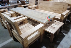 SOFA NHẬT (CAO) 7 MÓN GỖ TẦN BÌ 100% - SF08