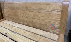 GIƯỜNG KIỂU NHẬT ĐẦU GIƯỜNG RON THẲNG GỖ TẦN BÌ (SỒI NGA) HK ĐUÔI -GN06(1m8)