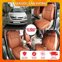 Bọc Ghế Da Microfiber Cho Xe Toyota Innova 2006, 2007, 2008, 2009