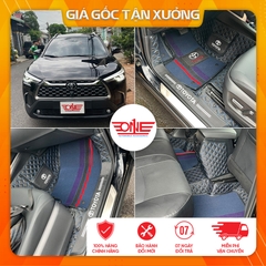 Thảm lót sàn ô tô 8D Toyota Cross FULL viền cửa