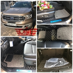 Thảm Lót Sàn 6D Cao Cấp Ford Everest 2018 2019