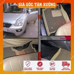 Thảm Lót Sàn Da Cao Cấp KIA CARENS (Form cũ)