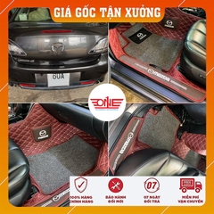 Thảm lót sàn ô tô 8D Mazda 6 Full viền cửa