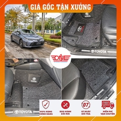 Thảm lót sàn ô tô 8D xe ô tô Toyota Altis 2022 Full viền cửa