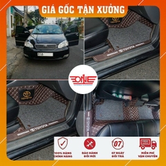 Thảm lót sàn ô tô 8D xe ô tô Toyota Altis Full viền bậc cửa