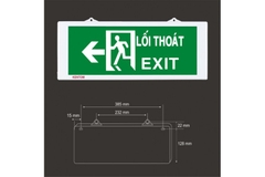 Đèn exit KenTom KT-610 1 mặt ( Đèn lối thoát KenTom KT-610 gắn tường 1 mặt )