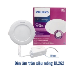 Đèn led âm trần siêu mỏng Philips DL262 9W ( đèn led siêu mỏng Philips DL262 9W )
