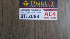 Sàn gỗ Thailand 12mm Thaistar BT2083