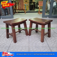 Ghế Cafe Đôn Gỗ Tự Nhiên – Giá Ưu Đãi Chỉ 195.000đ Tại LHQ Furniture