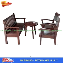 Ghế Sofa Giả Cổ – Khối Hộp Đơn Giản, Tay Ghế Cong Mềm, Sang Trọng Nhẹ Nhàng
