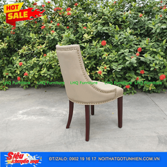Ghế Baker – Tân Cổ Điển Sang Trọng, Chất Liệu Gỗ Cao Su Hoặc Sồi, Bọc Simili Cao Cấp