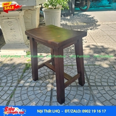 Ghế Đôn Vintage – Giằng Ngang Dọc Vuông Vắn, Chắc Chắn, Đẹp Tinh Tế