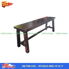 Ghế Bench Gỗ Vintage – Dài 1m2, Mặt Dày 1,5cm, Khung Keo Chắc