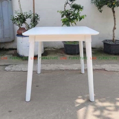 Bộ bàn ăn 4 ghế Mango màu trắng – Sang trọng cho mọi nhà
