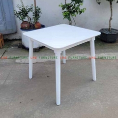 Bàn Ăn Chân Tròn Vuông 80 – Giải Pháp Tiết Kiệm Không Gian, Giá Tốt Tại Nội Thất LHQ