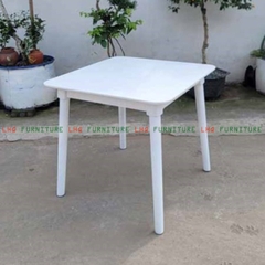 Bàn Ăn Chân Tròn Vuông 80 – Giải Pháp Tiết Kiệm Không Gian, Giá Tốt Tại Nội Thất LHQ