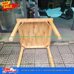 Bộ Bàn Vuông 80 2 Ghế Butter Nệm – Siêu phẩm gia đình – Giá sốc chỉ 1.600.000đ