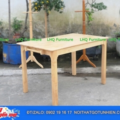 🔥 Siêu sale – Bộ bàn ăn 1m6 gỗ cao su tự nhiên + 6 ghế chữ A – Giá chỉ 4.600.000đ