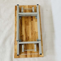 Bàn làm việc 1m2, Khung sắt sơn tĩnh điện, Gấp chân tiện lợi