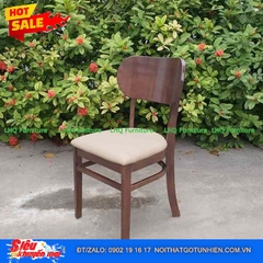 Bộ bàn ăn Butter 4 ghế nệm bàn 1m2 màu Walnut – Giá tốt