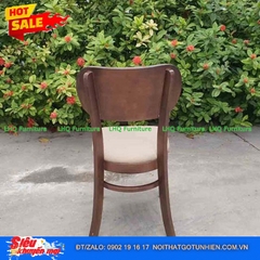 Bộ bàn ăn Butter 4 ghế nệm bàn 1m2 màu Walnut – Giá tốt