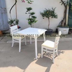 Bộ Bàn Ăn Chân Chụm, Chân Sao 2 Ghế Cabin Monstar – Đa Năng, Chắc Chắn, Giao Hàng Nhanh Tại Hà Nội