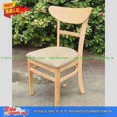 Bộ bàn 4 ghế Panda bàn 2 tầng tròn 60cm – Màu tự nhiên và walnut