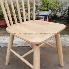 Bộ Bàn Ăn, Bàn Cafe Chân Sao + 2 Ghế Song Tiện – Màu Tự Nhiên – Giá ưu đãi tại LHQ Furniture