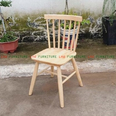 Bộ Bàn Ăn, Bàn Cafe Chân Sao + 2 Ghế Song Tiện – Màu Tự Nhiên – Giá ưu đãi tại LHQ Furniture