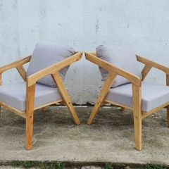 Ghế Sofa Đơn Nakata, Gỗ tự nhiên, Thiết kế ấn tượng, Bán chạy
