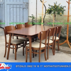Siêu Ưu Đãi – Bộ Bàn Ghế Ăn Cabin Butter 1m6, 6 Ghế Chỉ 3.450.000đ