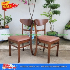 Bộ bàn 1m6 6 ghế Panda – Màu tự nhiên mộc mạc và màu Walnut sang trọng