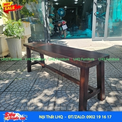 Ghế Bench Gỗ Vintage – Dài 1m2, Mặt Dày 1,5cm, Khung Keo Chắc