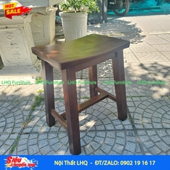 Ghế Đôn Vintage – Giằng Ngang Dọc Vuông Vắn, Chắc Chắn, Đẹp Tinh Tế