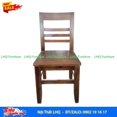 Ghế Gỗ Thấp Có Lưng Tựa – Cao 35cm, 3 Thanh Nhỏ 1 Thanh Lớn, Đơn Giản Mà Chắc