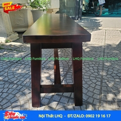 Ghế Bench Gỗ Vintage – Dài 1m2, Mặt Dày 1,5cm, Khung Keo Chắc